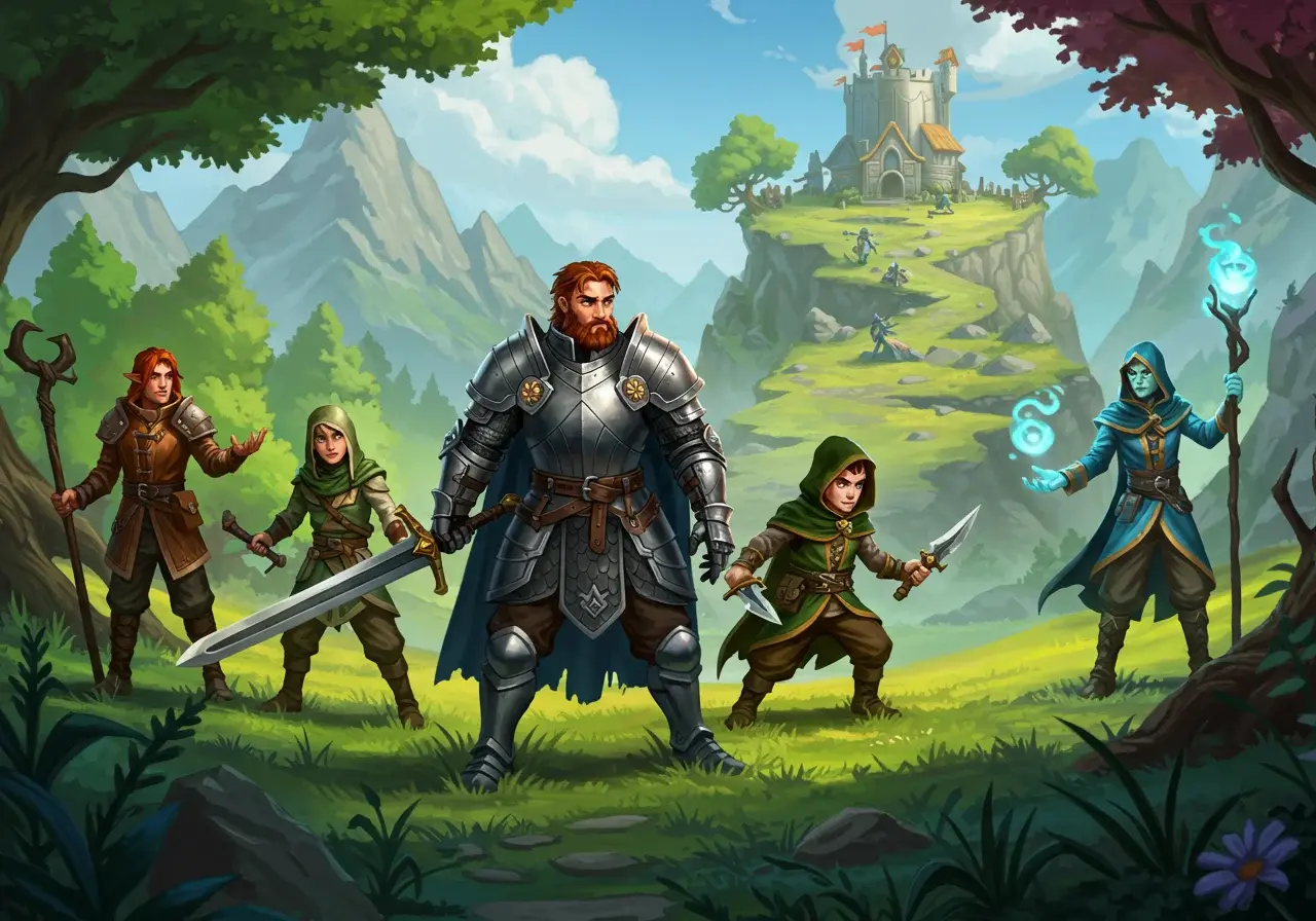 Karakterválasztás képernyő az Ultimate Myth: Rebirth játékban